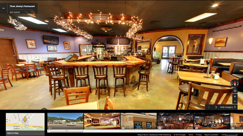 Google virtual tour example